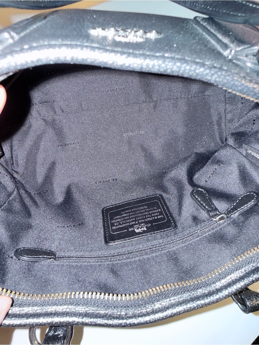 Coach Mini Nolita Satchel - Picture 9 of 11